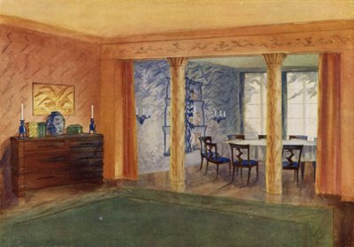 Living and Dining-Room by Frans Arnold Breuhaus de Groot