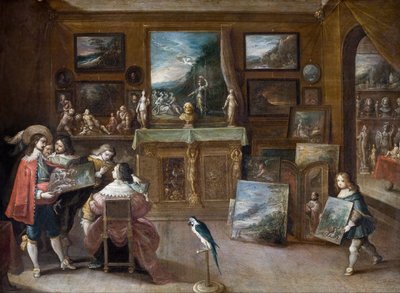 A Visit to the Art Dealer by Frans Francken the Younger