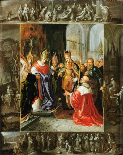 Emperor Charles V Shown the Virgin