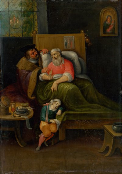 To Visit the Sick Seven Works of Mercy by Frans Francken the Younger