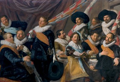 Banquet of the Officers of the St George Civic Guard by Frans Hals