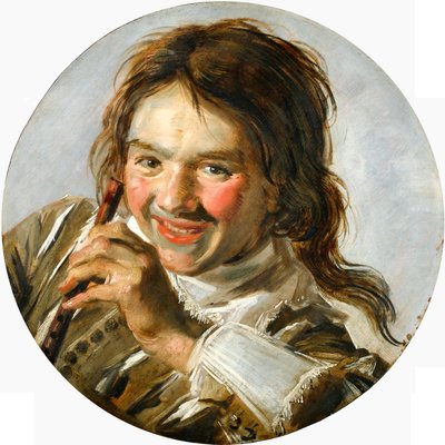Laughing Boy with a Flute by Frans Hals