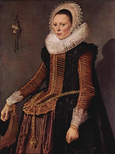 Portrait of a Woman Standing by Frans Hals