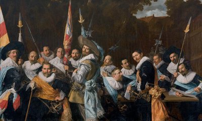 Meeting of the Officers and Sergeants of the Calivermen Civic Guard by Frans Hals