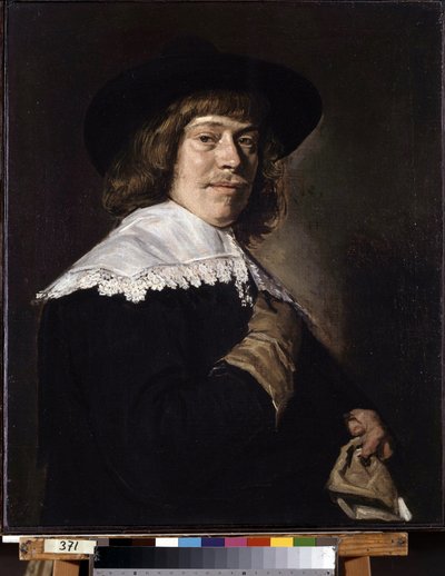 Portrait of a Young Man Holding a Glove by Frans Hals