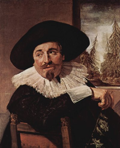 Portrait of Isaac Abrahamsz. Massa by Frans Hals