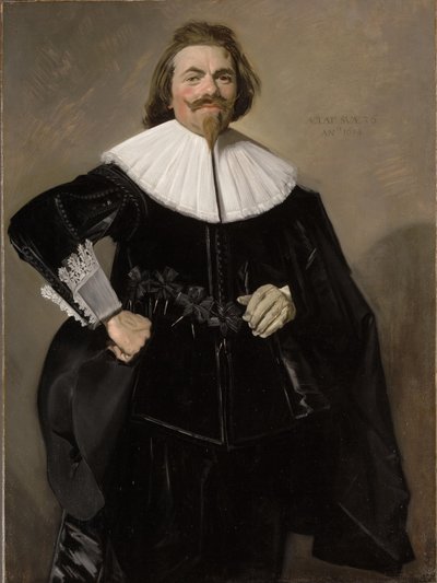 Portrait of Tieleman Roosterman by Frans Hals