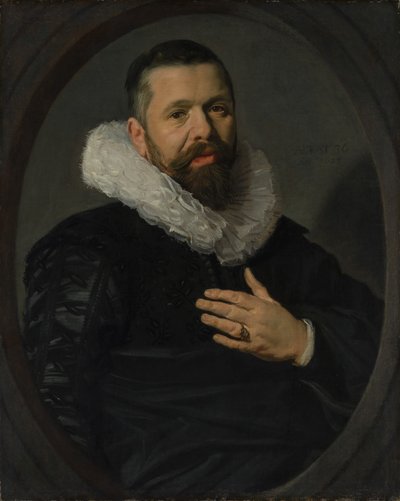 Portrait of a Bearded Man with a Ruff by Frans Hals
