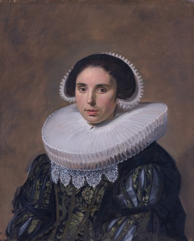 Portrait of a Woman, Possibly Nicolaes Hasselaer by Frans Hals