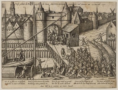 The Assault on Amsterdam on 23 November 1577 by Frans Hogenberg