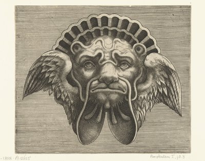 Mask with Wings Instead of Ears and a Headdress in the Shape of a Shell by Frans Huys