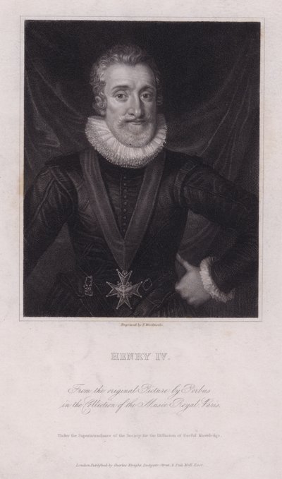 Henry IV, King of France by Frans II (after) Pourbus