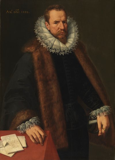 Portrait of Nicolas Helincx, Advisor to the King by Frans II Pourbus