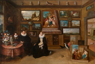 The Collection of Paintings of Sebastian Leerse, c.1610 by Frans II the Younger Francken