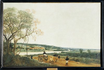 The Ox Cart, Brazilian Landscape by Frans Jansz Post