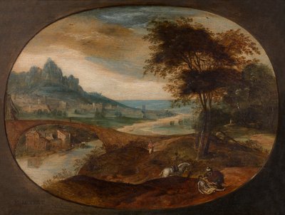 Landscape with the Good Samaritan by Frans Mostaert
