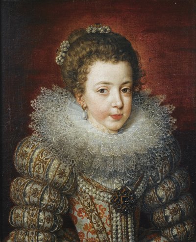 Portrait of Elisabeth of France, Queen Consort of Spain (1602-1644) by Frans Pourbus the Younger