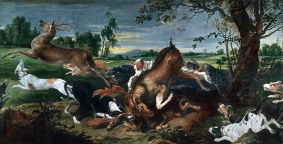 Hunting Deer by Frans Snyders