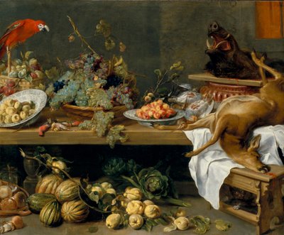 Still Life with Fruit, Vegetables and Dead Game by Frans Snyders