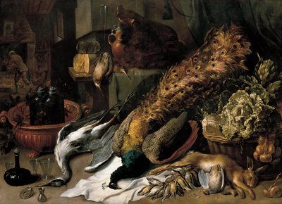 Still Life with a Wine Cooler by Frans Snyders