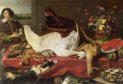 Still Life with a Swan by Frans Snyders