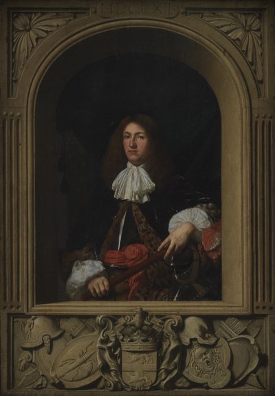 Portrait of Count Ulrik Frederik Gyldenløve by Frans van I Mieris