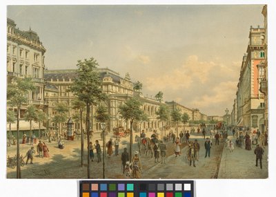 The Opera Ring (viewed towards Schwarzenbergplatz) by Franz Alt