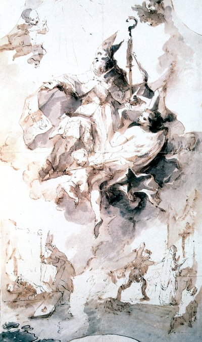 Crowning Glory of Saint Stanislas by Franz Anton Maulbertsch
