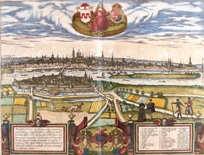 View of Maastricht, Netherlands by Franz Hogenberg