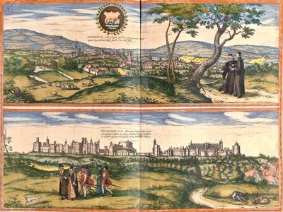 Views of Oxford and Windsor, England by Franz Hogenberg