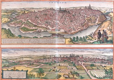 Views of Toledo and Valladolid, Spain by Franz Hogenberg