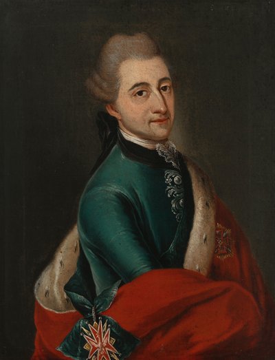 Portrait of Stanislaw II August Poniatowski, King and Grand Duke of the Polish-Lithuanian Commonwealth by Franz Ignaz Molitor
