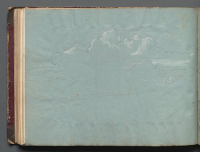 Album with Views of Rome and Surroundings, Landscape Studies, page 36b: Cloud Study by Franz Johann Heinrich Nadorp