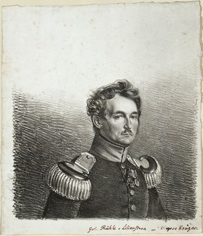 Count Rühle von Lilienstern by Franz Krüger