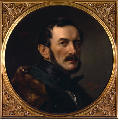 Portrait of the Architect Albert Dietrich Schadow by Franz Krüger