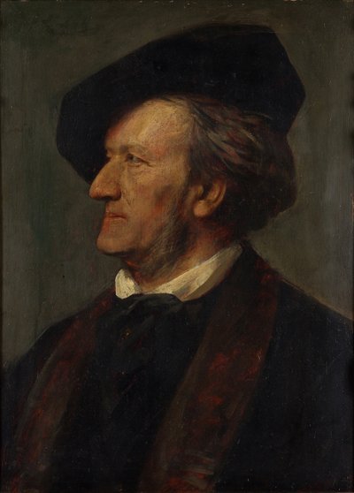 Portrait of the Composer Richard Wagner by Franz von Lenbach
