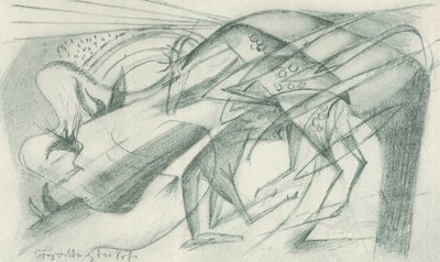Mating of the Deer by Franz Marc