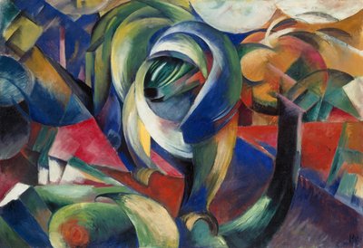 The Mandrill by Franz Marc