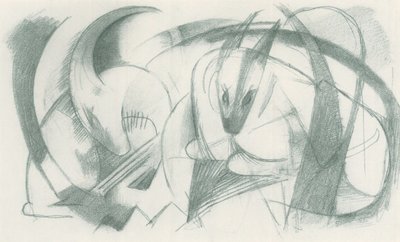 Franz Marc - Sketchbook from the Field - Page 13 by Franz Marc