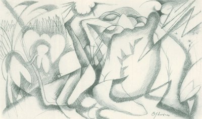Sketchbook from the Field - Page 19 by Franz Marc