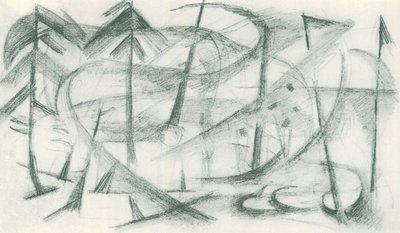 Franz Marc - Sketchbook from the Field - Page 35 by Franz Marc