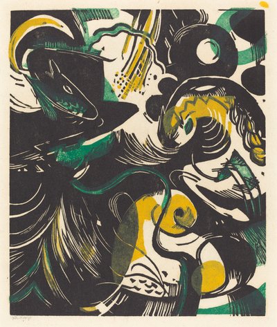 Genesis II by Franz Marc