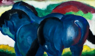 Little Blue Horses by Franz Marc