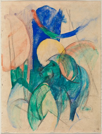 Mandrill von Franz Marc
