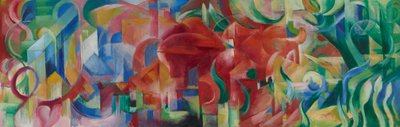 Playing Forms by Franz Marc