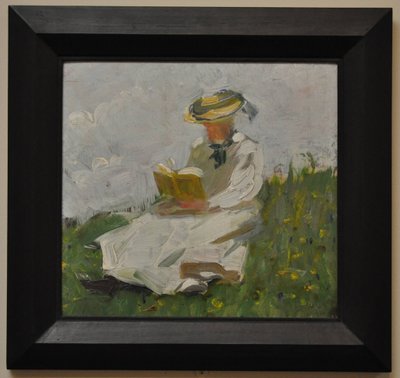 Reading Woman in the Green by Franz Marc