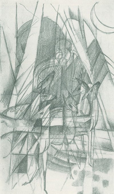 Red Deer by Franz Marc