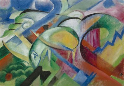 The Sheep by Franz Marc