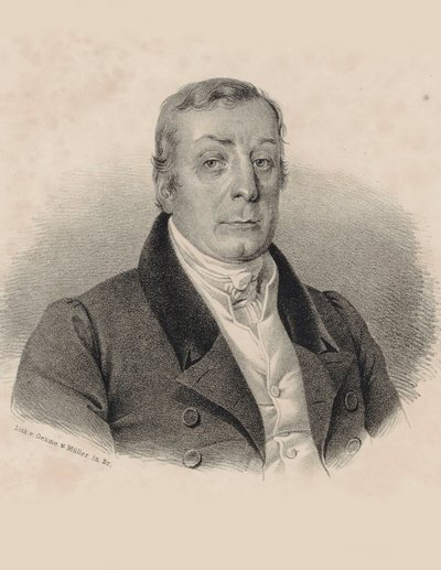 Portrait of the Conductor and Composer Joseph Weigl 1766-1846, c. 1830 by Franz Oehme