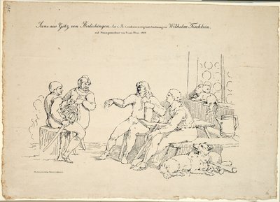 Act 1, Scene 1 from Götz von Berlichingen by Franz Pforr
